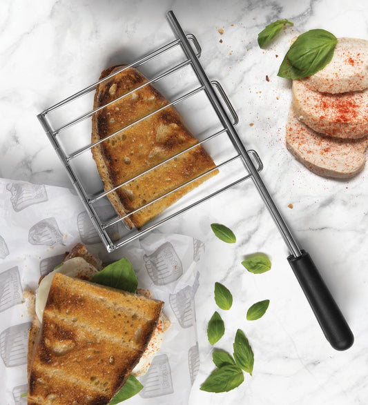 Dualit Frühstücksset inkl. 3er Toaster (inkl. Sandwichzange) + 1,7 L Wasserkocher und Brötchenaufsatz