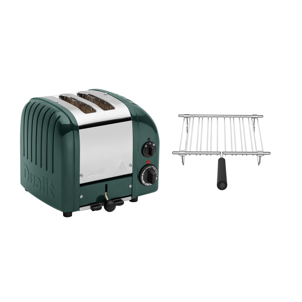 Dualit Toaster Paket 1, 2er Toaster mit Brötchenaufsatz