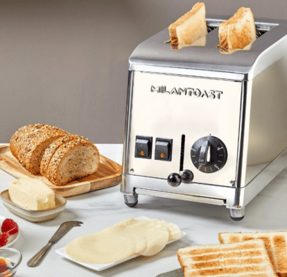 Zweischachttoaster Milantoast Edelstahl