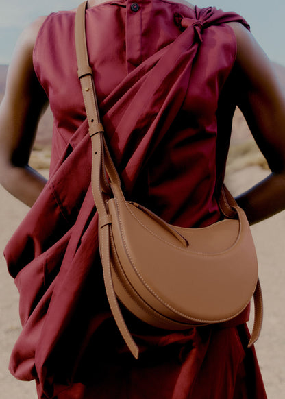 Numéro Dix - Camel Glattes Leder
