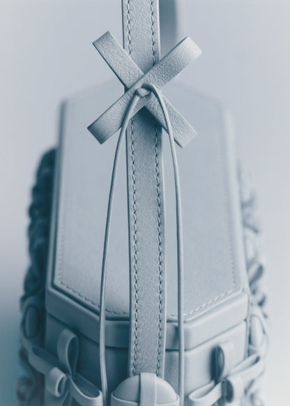 Button Bow Box - Wolke