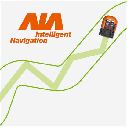 Modo Living WR167E Mähroboter 700 m2 mit Kabel, App & AIA-Navigation