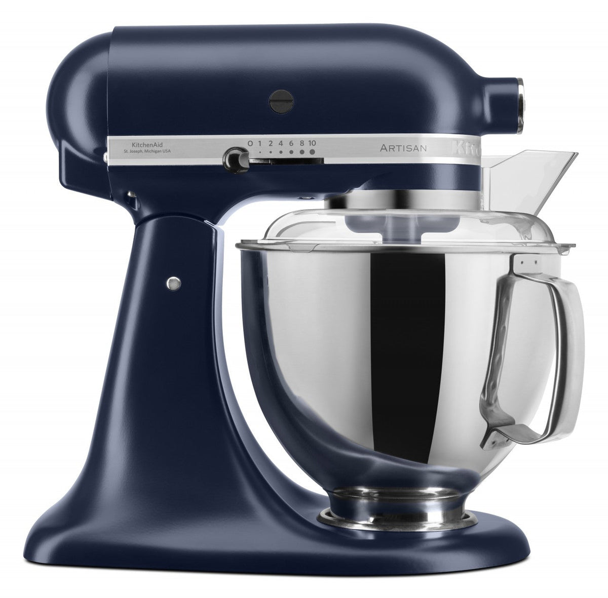 KitchenAid 4,8 L 5KSM175 Artisan Küchenmaschine Allrounderset mit Gemüseschneider+Fleischwolf+Spritzge