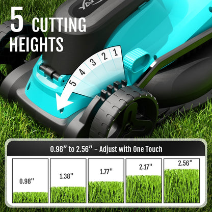 Modo Living YARDCARE 13" bürstenloser Akku-Rasenmäher