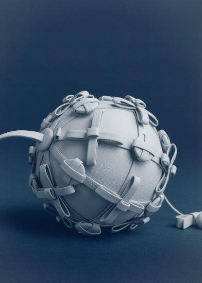 Button Bow Sphere - Wolke