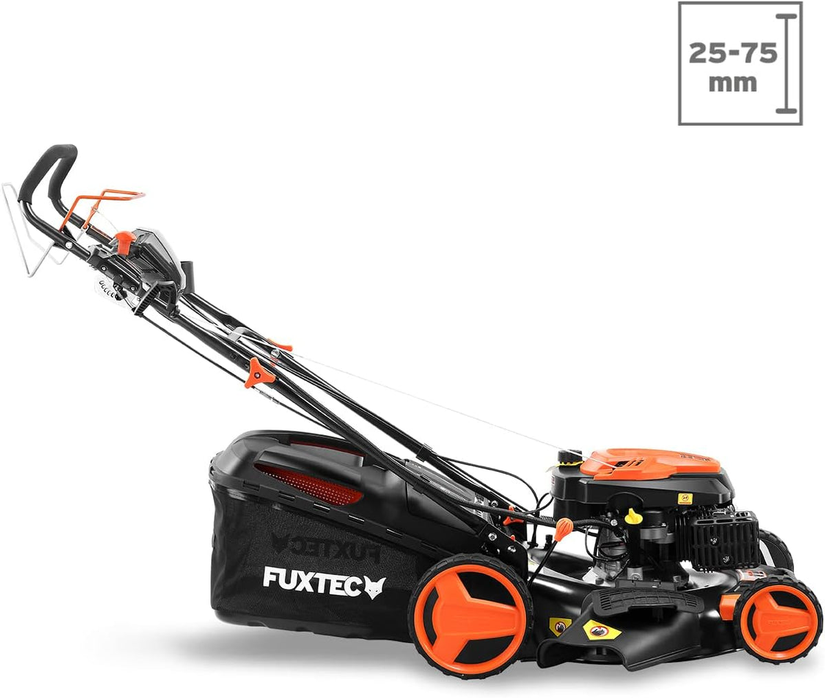 Modo Living FUXTEC FX-RM5196eSPRO 4in1 Benzinmäher, E-Start & Antrieb, 51 cm Schnitt