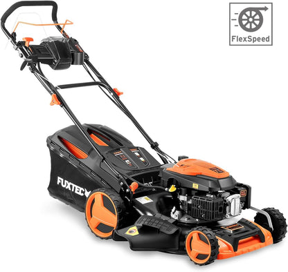 Modo Living FUXTEC FX-RM5196eSPRO 4in1 Benzinmäher, E-Start & Antrieb, 51 cm Schnitt