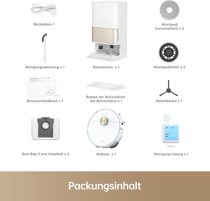Modo Living Dreame L10s Pro Ultra Heat, 7,000Pa, Heißwasser-Mopp, Teppicherkennung, Doppel-Mopp, Selbstreinigung