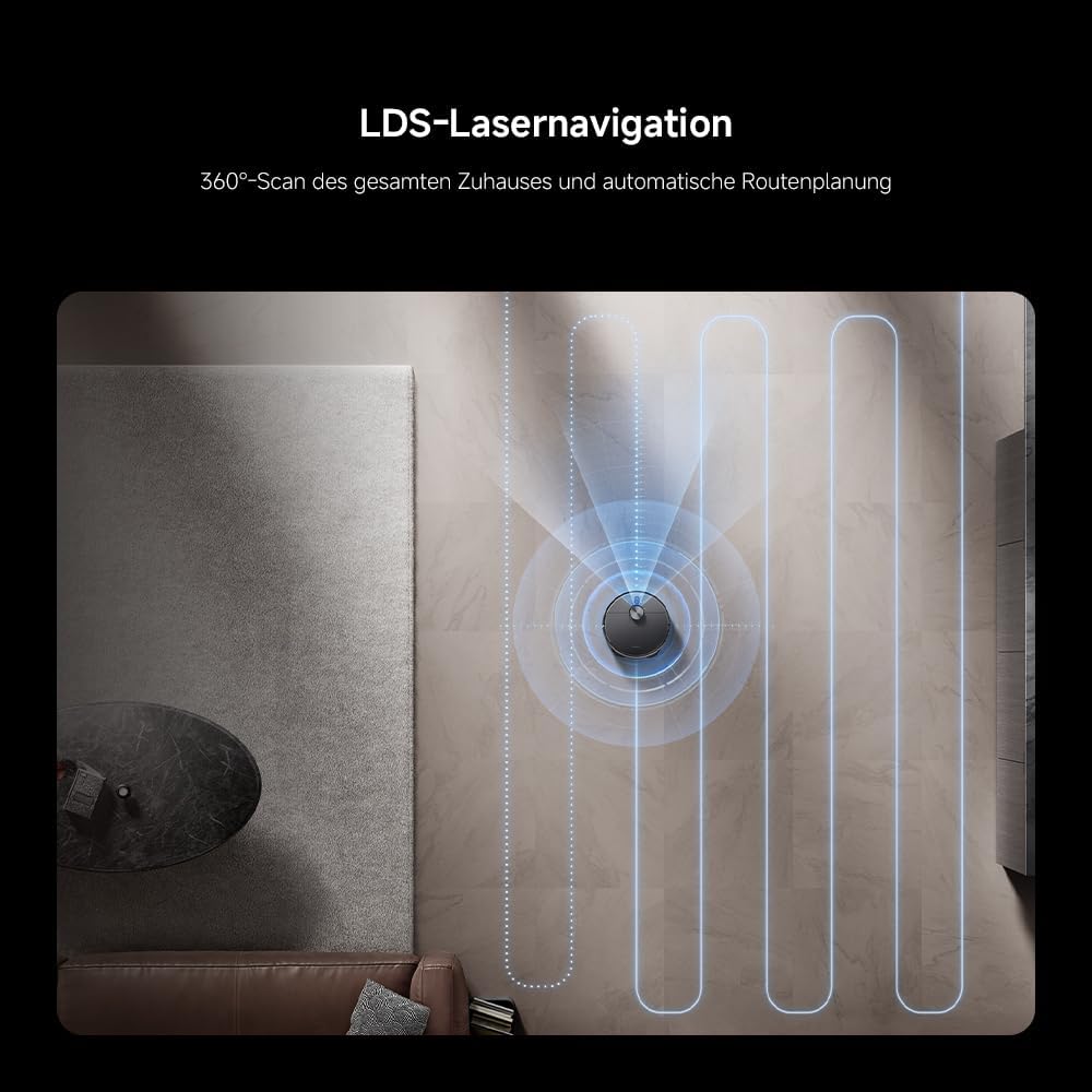 Modo Living Xiaomi X20 Max, 8,000Pa, Dual Mop, Heißwasser, 75 Tage Staub, 5200mAh