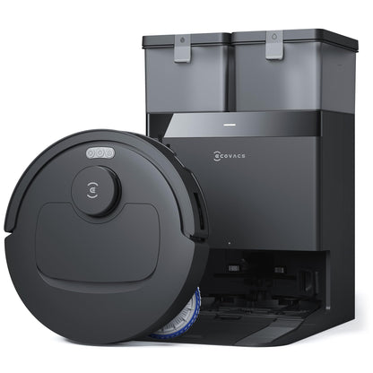 ECOVACS Deebot T30S Pro Robot Vacuum Cleaner with Wiping Function, 11,000 Pa, ZeroTangle Technology, 70°C Hot Water Wiping When Washing, TruEdgeTM Edge Wiping, 6,400 mAh Battery, AI Obstacle Avoidance
