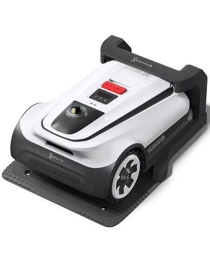 ECOVACS Goat A1600 RTK Mähroboter ohne Begrenzungskabel, 1600m2, 330 mm Schnittbreite, LiDAR-unterstützte RTK+Vision Navigation, Rasenmäher Roboter, 100W Schnittleistung, 50% Steigungen