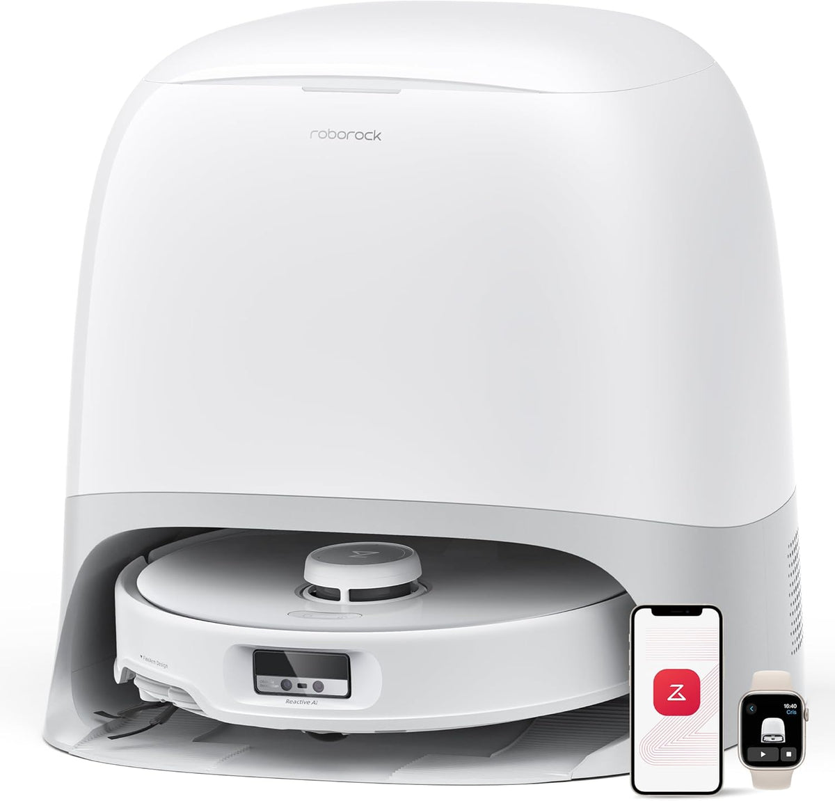 Modo Living Roborock Qrevo Curv, 18,500Pa, Hebemopp, 75°C Wäsche, Anti-Tangle, Sprachsteuerung