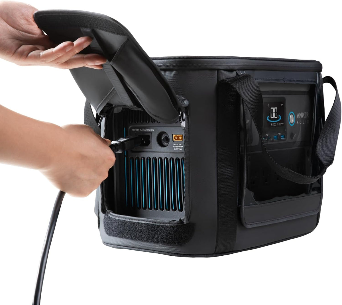 Modo Living Anker SOLIX C1000 Powerstation 1056Wh, 1800W, mit Tasche & 4 AC-Steckdosen