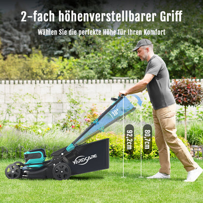 Modo Living YARDCARE 16" bürstenloser Akku-Rasenmäher
