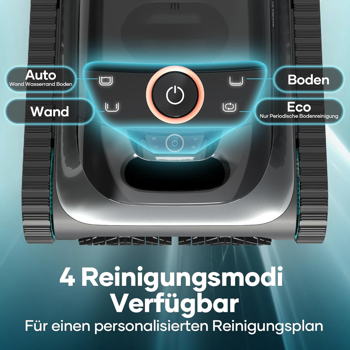 Modo Living AIPER Scuba S1 Kabelloser Poolroboter, Boden & Wand, Navigation 2.0, 150 Min Laufzeit, bis 150m2