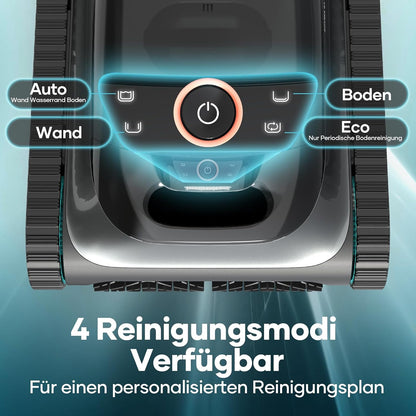 Modo Living AIPER Scuba S1 Kabelloser Poolroboter, Boden & Wand, Navigation 2.0, 150 Min Laufzeit, bis 150m2
