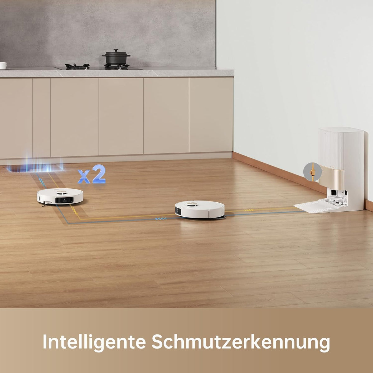 Modo Living Dreame X40 Ultra Robot Vacuum with Mop, 12,000Pa, Self-Cleaning & Auto Empty