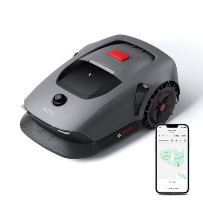 MOVA 600 Kit, Rasenmäher Roboter mit 81x Ersatzmesser,3D-LiDAR kabellose Einrichtung & genaue Kartierung bis 600 m2, Smarte Hindernisvermeidung, App-Steuerung, U-förmiges Schneiden