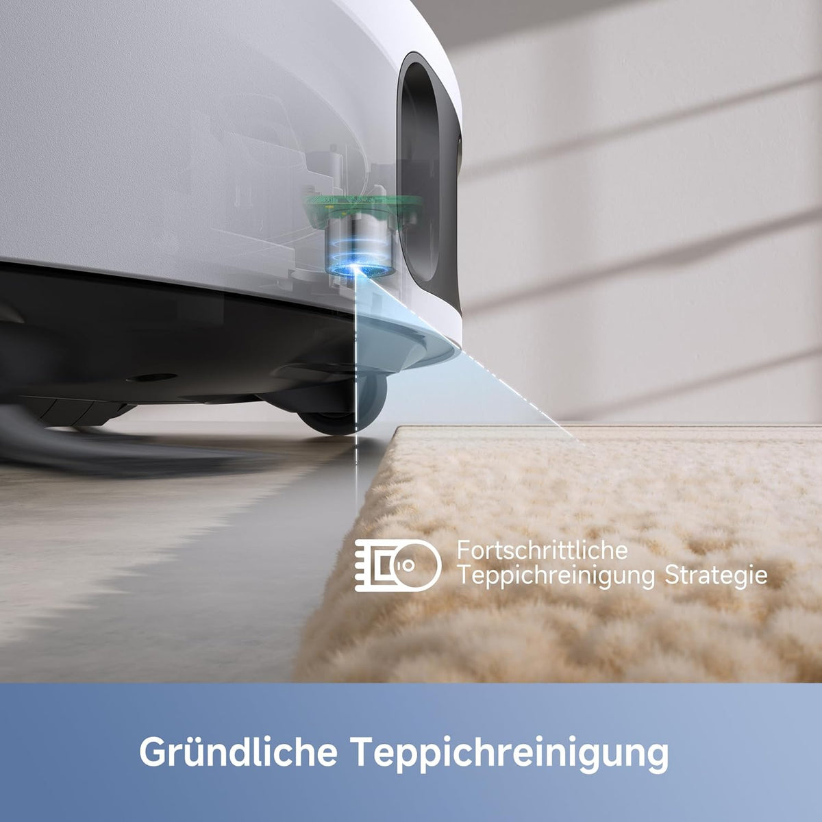 Modo Living E30 Ultra, 7.000Pa, Selbstreinigung, 10,5 mm Hebemopp, Teppicherkennung