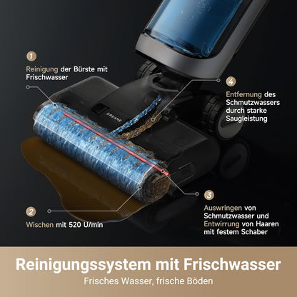 Modo Living Dreame H14 Pro, 18kPa, Nass/Trocken, 180° Flach, App