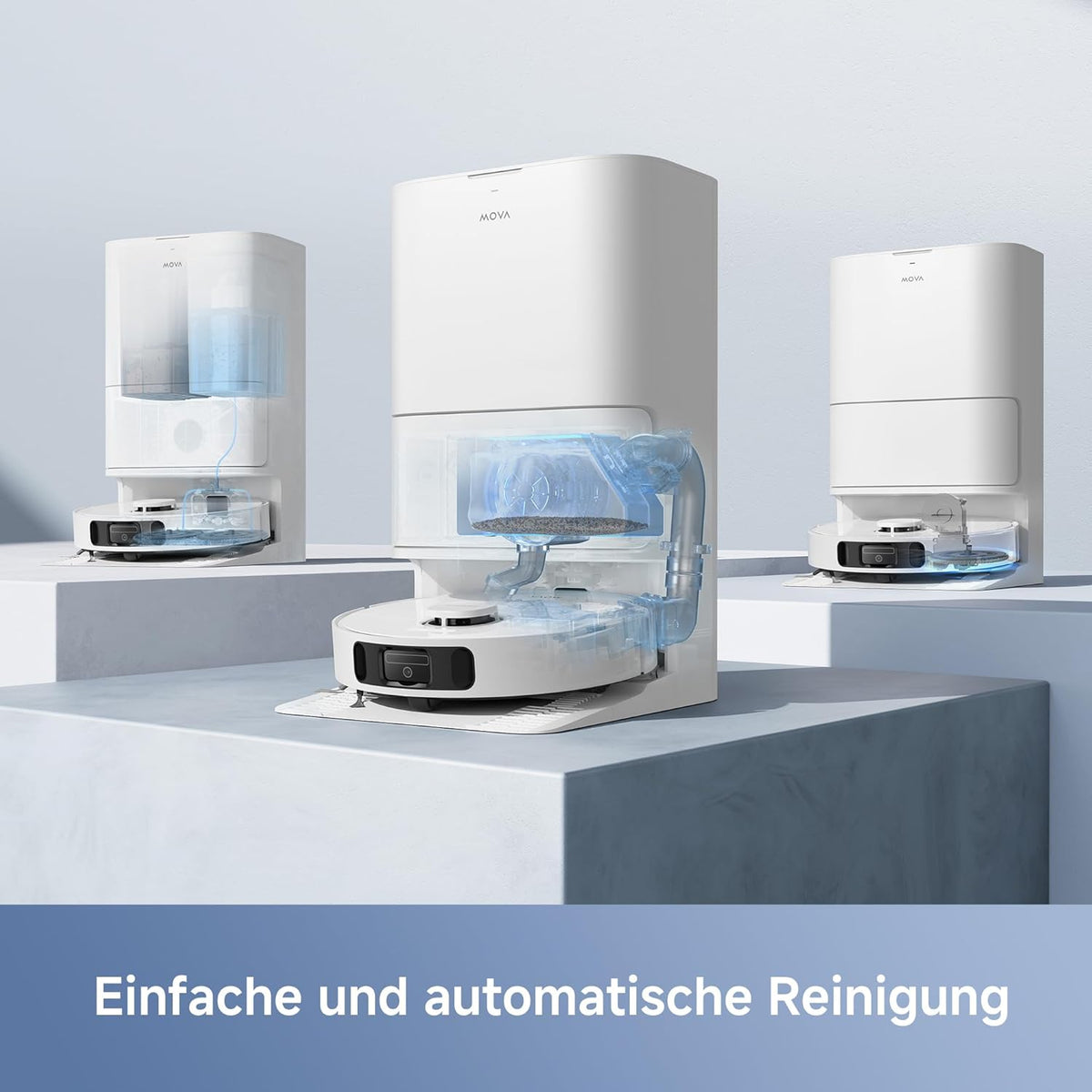 Modo Living E30 Ultra, 7.000Pa, Selbstreinigung, 10,5 mm Hebemopp, Teppicherkennung