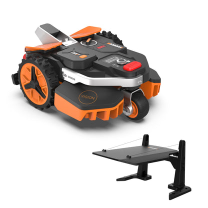 WORX Landroid Vision L1600 Mähroboter WR216E.1 für Gärten bis 1600m2, AI Rasenmäher Roboter ohne Begrenzungskabel (WLAN & Bluetooth, aktive Hindernisvermeidung mit KI-Technologie, Igelschutz)