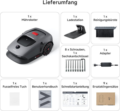 Modo Living 1000 Mähroboter 1000 m2, 3D-LiDAR & App-Steuerung