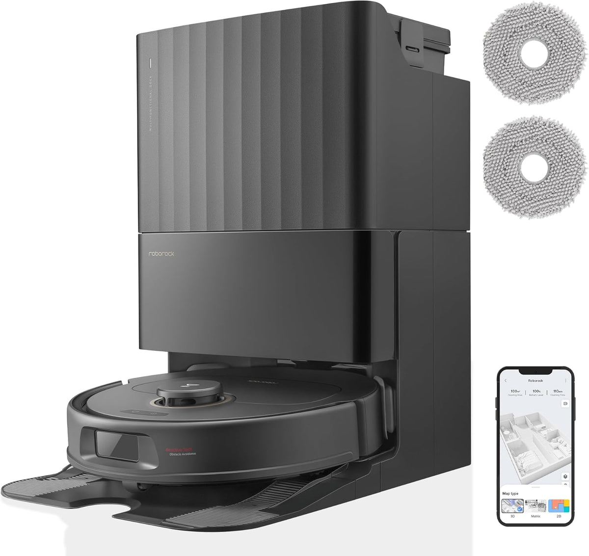 Modo Living Roborock Qrevo Pro Set, 7000 Pa, FlexiArmTM, 60 °C Moppreinigung