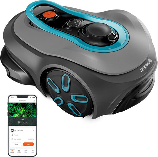 Modo Living SILENO Free 1100 m2 kabelloser Mähroboter, App & LONA