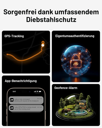 Modo Living LUBA 2 AWD 5000X Mähroboter 5000 m2, NetRTK+Vision, ohne Kabel, 80 % Steigung
