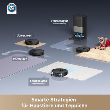 Modo Living Dreame L40s Pro Ultra, 19,000Pa, Selbstreinigend, Hindernisvermeidung, Sprachsteuerung