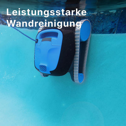 Modo Living Dolphin Nautilus CC Poolroboter mit Kabel, Boden- und Wandreinigung, energiesparend, für Einbaupools bis 10 m