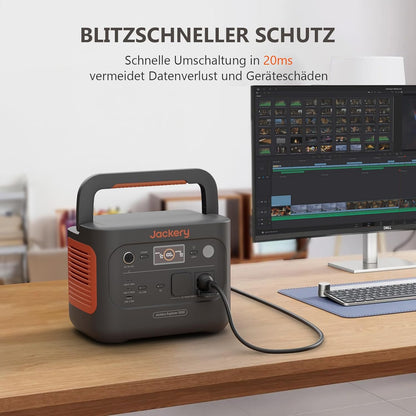 Modo Living Jackery 1000 V2 Powerstation 1070Wh, 1500W, mit 200W Solarpanel & Schnellladung
