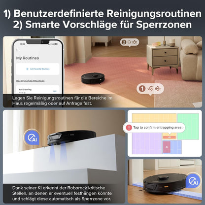 Modo Living Roborock S7 Max Ultra, 5500 Pa, Selbstreinigung & App-Steuerung