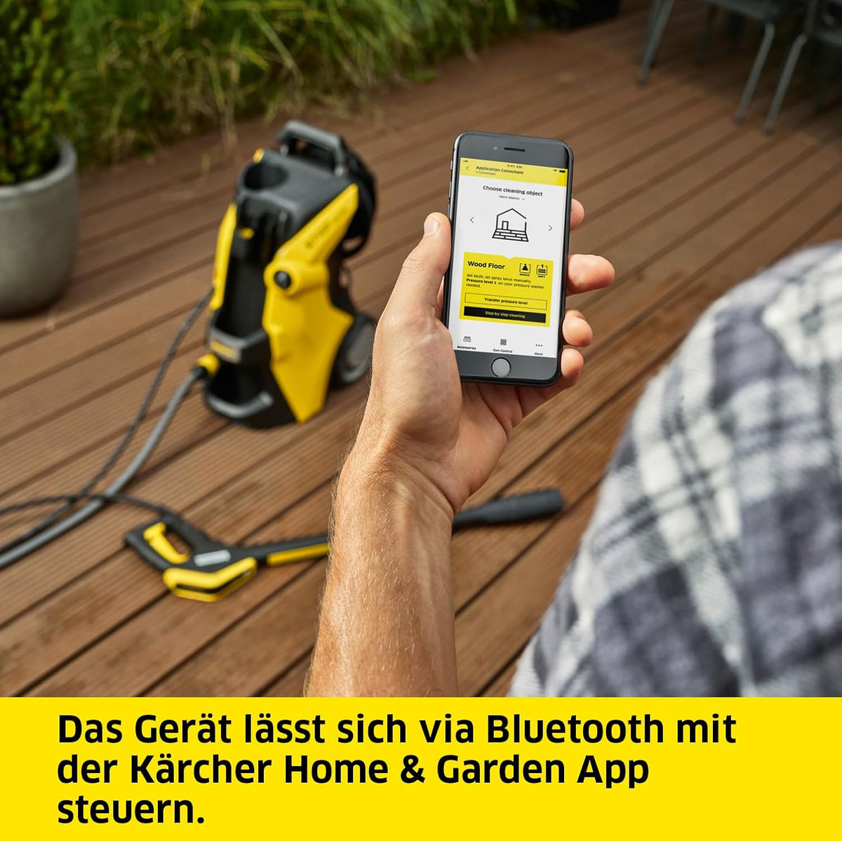 Modo Living Kärcher K 7 Premium Smart Control Home, Bluetooth, Schlauchtrommel & Flächenreiniger