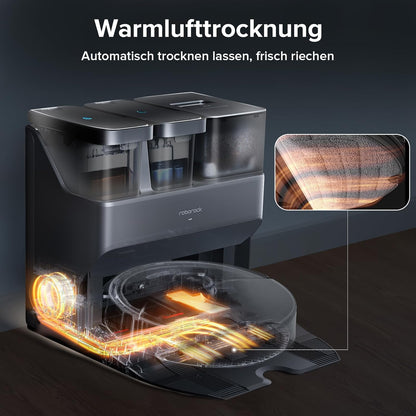 Modo Living Roborock S7 Max Ultra, 5500 Pa, Selbstreinigung & App-Steuerung