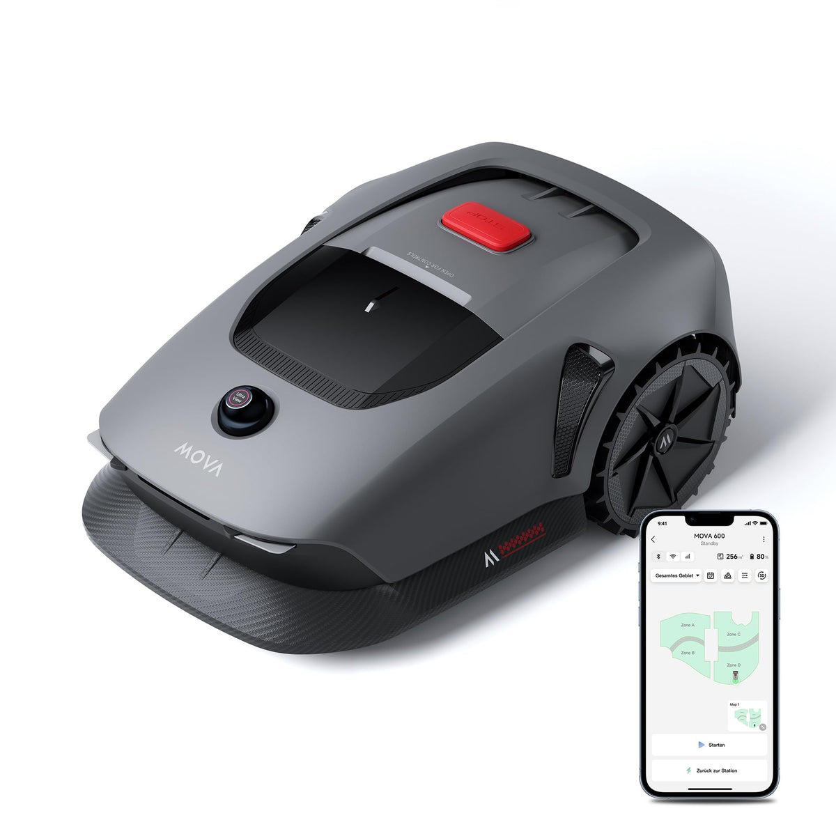 Modo Living 1000 Mähroboter 1000 m2, 3D-LiDAR & App-Steuerung