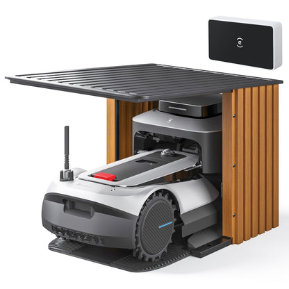ECOVACS GOAT G1-800 Mähroboter 800m2 ohne Begrenzungskabel, vollautomatischer kartierender Rasenroboter, Ultra-Weitband+Vision+GPS-Positionierung, 16-Zonen-Management, intelligente Hindernisvermeidung