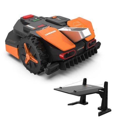 WORX Landroid Plus WR167E Mähroboter mit Begrenzungskabel für Gärten bis 700m2 (AIA Navigation, App Steuerung, WLAN, Bluetooth und schwimmendem Mähwerk - max Steigung: 35%)