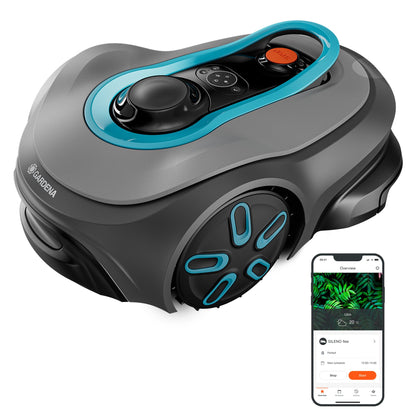 Gardena smart SILENO Free Set 1100 m2 Mähroboter, kabellos, für Rasenflächen bis 1.100 m2, LONA Intelligence, ohne Begrenzungskabel, leiser Betrieb, intelligenter Mäher mit App Steuerung (19926-47)