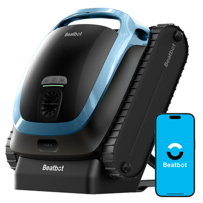Beatbot AquaSense 2 Pool Robots, Battery Pool Vacuum Cleaner with Surface Parking Function, Pool Cleaner Floor and Wall, Double Cleaning of the Waterline, for Pools up to 300 m2, Midnight Blue