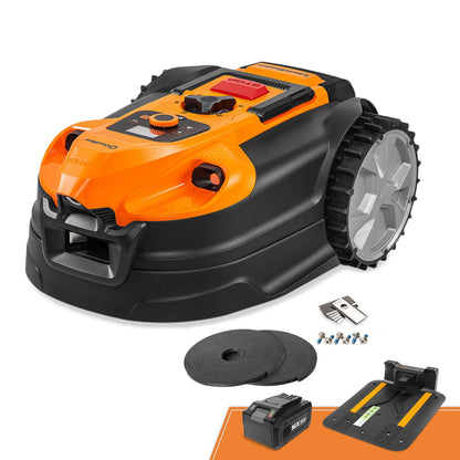 Modo Living LawnMaster VBRM18AMID4R Mähroboter 800 m2, ohne Kabel, WiFi & App