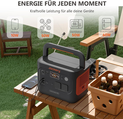Modo Living Jackery 1000 V2 Powerstation 1070Wh, 1500W, mit 200W Solarpanel & Schnellladung