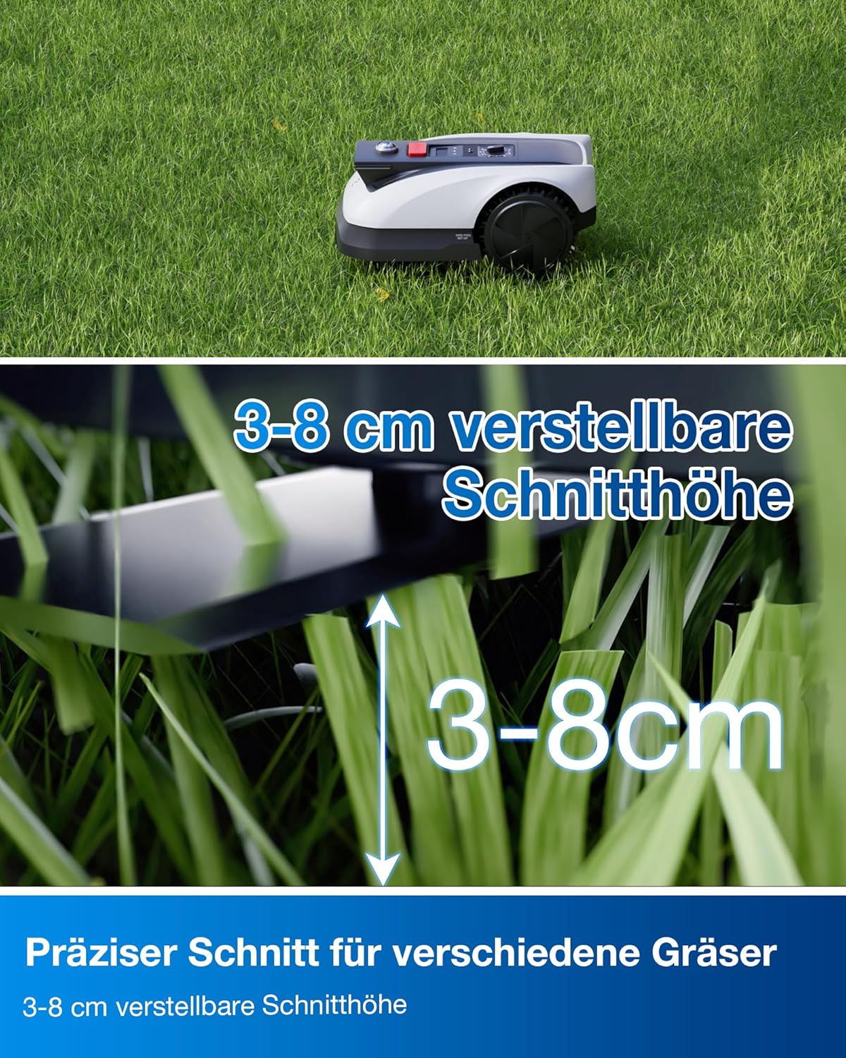 Modo Living Goat O500 Mähroboter 500 m2, LiDAR & ohne Kabel