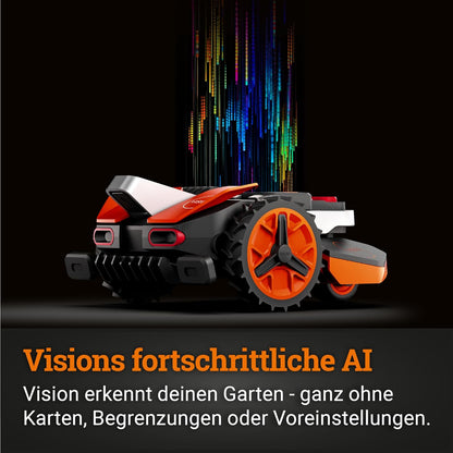 Modo Living Vision L1600 Mähroboter 1600 m2 ohne Kabel, KI & Igelschutz