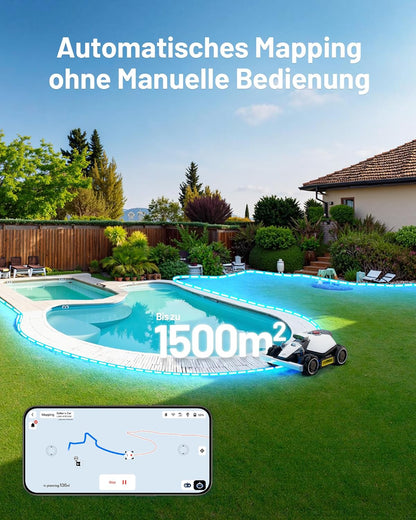 Modo Living LUBA mini AWD 1500 Mähroboter 1500 m2, NetRTK+Vision, ohne Kabel, 80 % Steigung