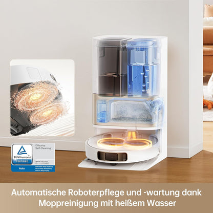 Modo Living Dreame L10s Pro Ultra Heat, 7,000Pa, Heißwasser-Mopp, Teppicherkennung, Doppel-Mopp, Selbstreinigung