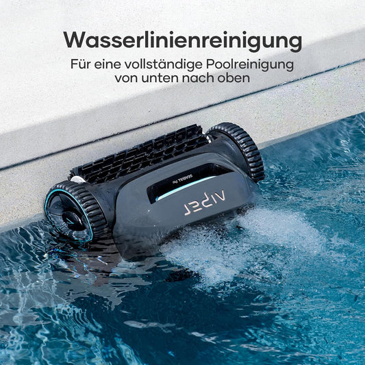 Modo Living AIPER ZT6002 Poolroboter, Quad-Motor, WavePath, 3 Modi, Kabellos, Boden & Wand, bis 150m2