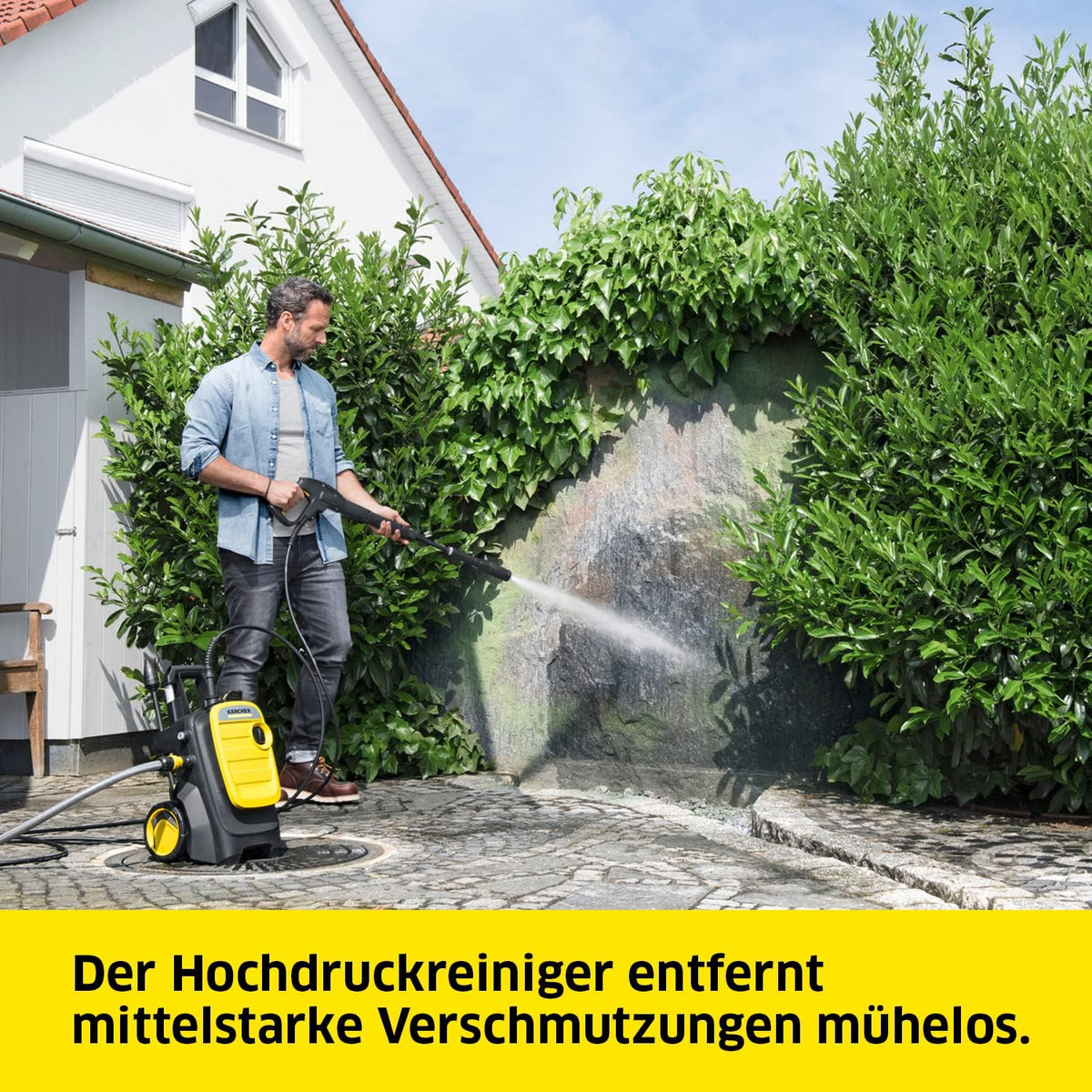 Modo Living Kärcher K 5 Compact Home Hochdruckreiniger, 145 bar, Flächenreiniger T5