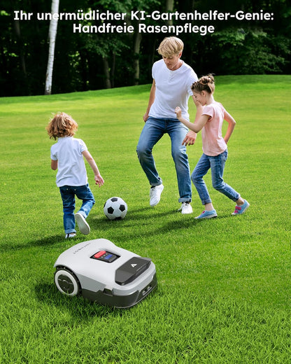 Modo Living ANTHBOT KI Mähroboter, 900m2, Kabellos, RTK+4-Kamera, Mehrzonen, Hindernisvermeidung